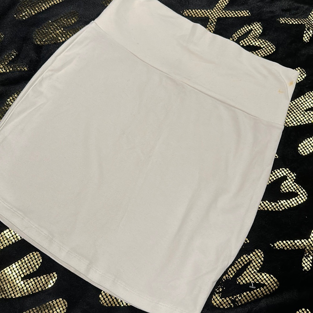 Tight Charlotte Russe white skirt